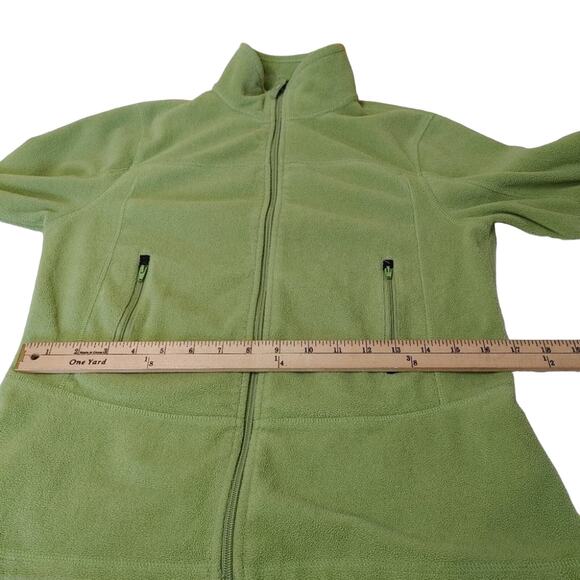 Taylor Marco Sport Green Zip Up Warm Size Medium M Full Zipper - Picture 11 of 15